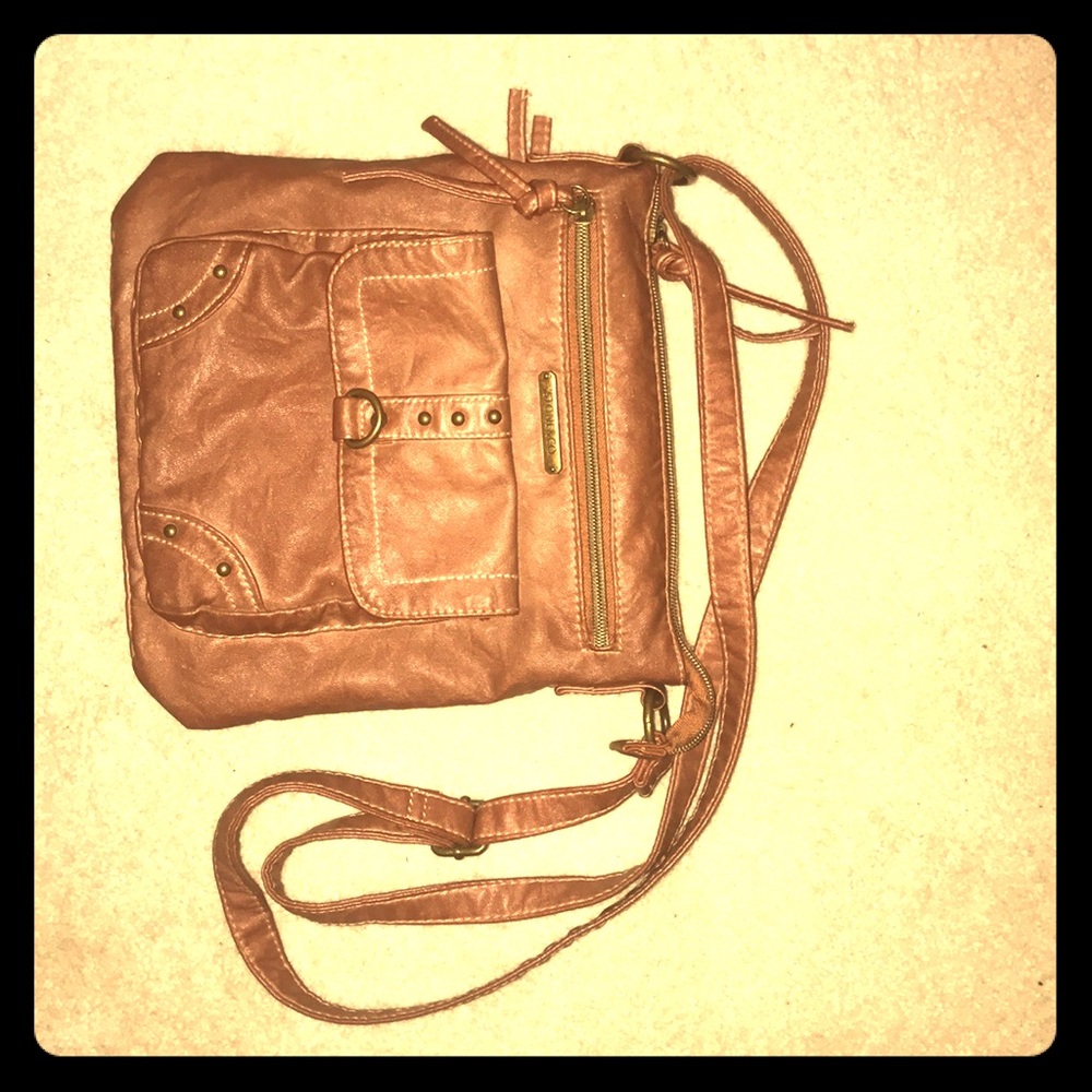 Stone Company front zip crossbody handbag